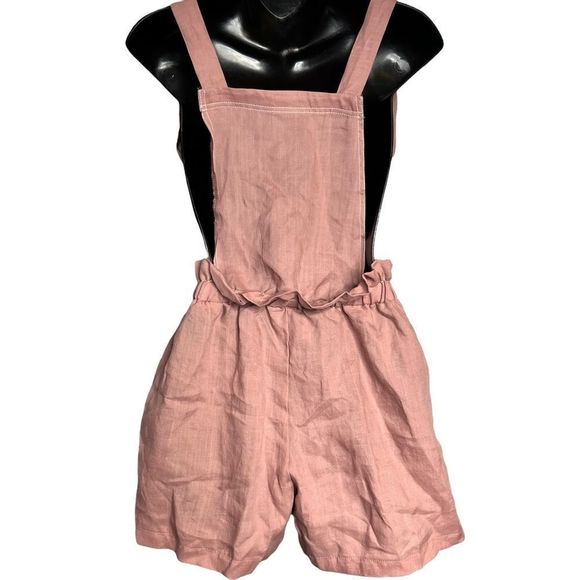 ASHLEY STAMBOULI  LINEN OVERALLS M - Picture 7 of 9
